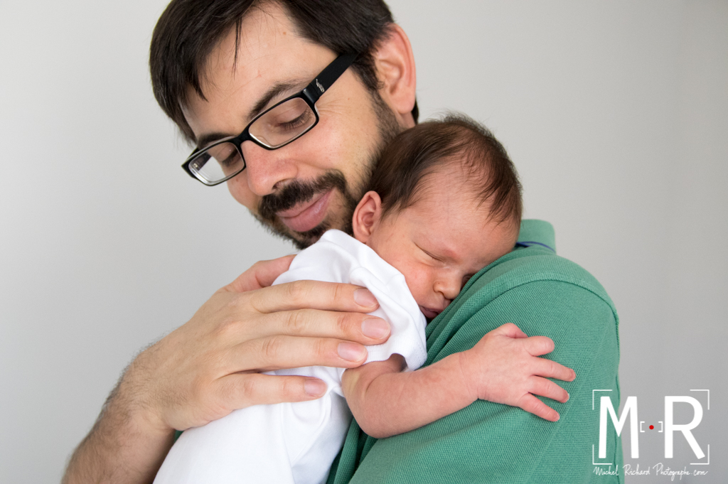 Papa Nouveau Ne Bebe Calin Michel Richard 2173 Michel Richard Photographe