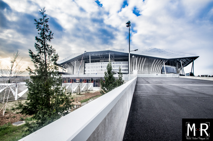 stade OL. Olympique Lyonnais. vue panoramique.