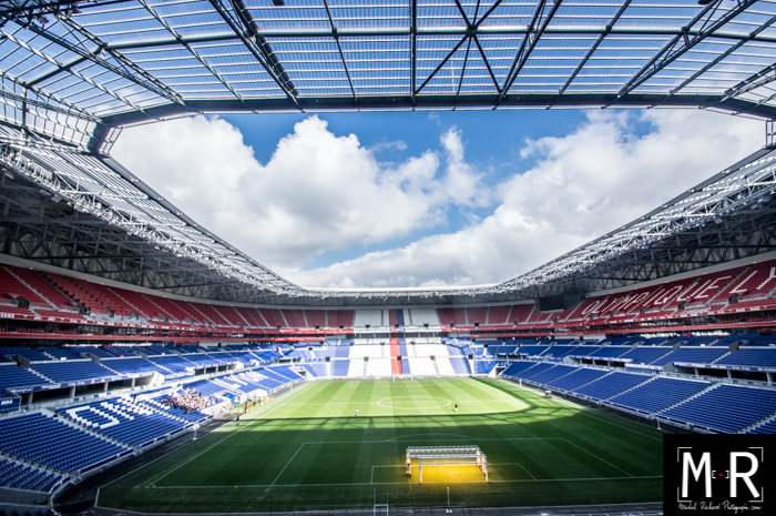 stade OL. Olympique Lyonnais. vue panoramique.